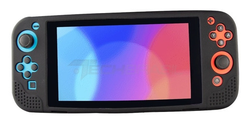 Capa Protetora Silicone Para Nintendo Switch Oled Preta