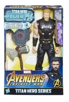 Figura 30cms Electronica Thor Marvel Avengers Powerfx Hasbro