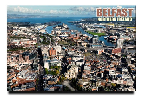 Iman Nevera La Ciudad Belfast Irlanda Del Norte Para Puerta