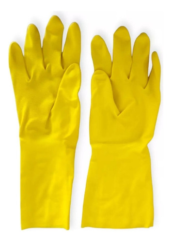 Guantes De Látex Para Limpieza(multiusos)spontex Set 3 Pares Amarillo
