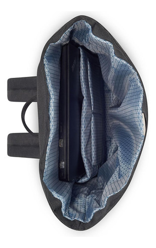 Mochila Portanot. 1 Comp. 15.6 Ecologica Delsey Citypak 610 Color Negro Diseño de la tela Liso