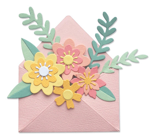 Sizzix 665078 Thinlits Troquel Diseño De Flores