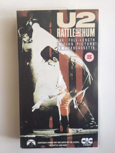 Imagem 2 de 9 de U2 Rattle And Hum Fita Vídeo Vhs Importada Inglaterra Uk
