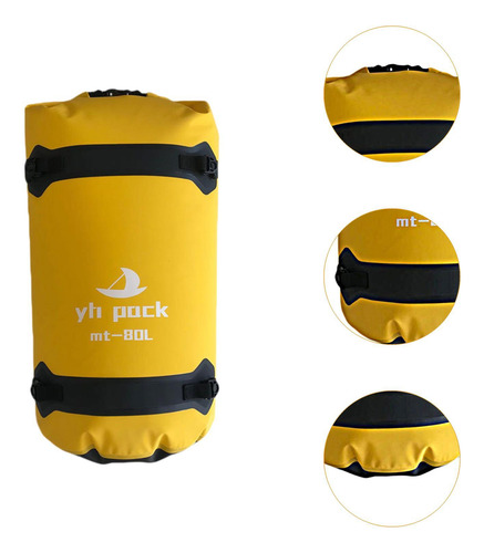Bolsa Seca Impermeable, Saco De Compresión, Bolsa 40l