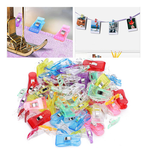 Clips De Acolchado De Colores, 100 Unidades, Dobladillos De