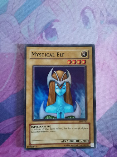 Mystical Elf Lob 062 1996 Super Rara Yugioh