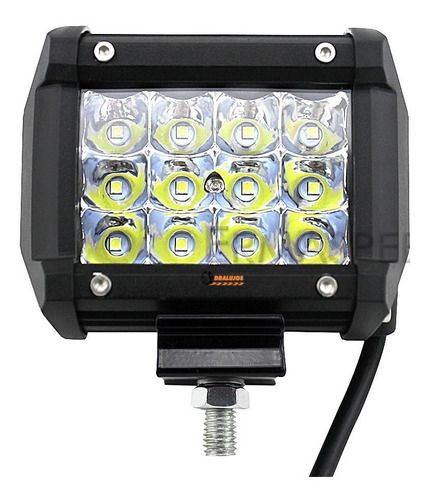 1 Exploradora Rompe Niebla 12 Led 5000lm Moto/carro Alta Int