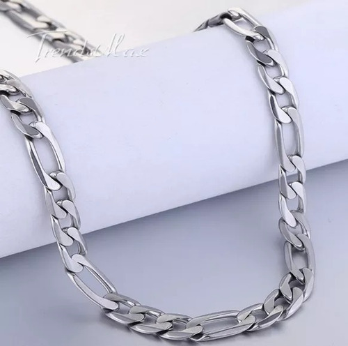 Conjunto Corrente Pulseira Masculina 3x1 Aço Inox Ref 325