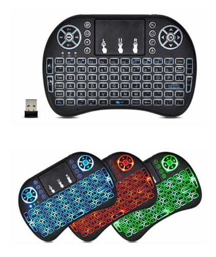 Mini Teclado Wireless Mouse Para Smart Tv/notebook/iPad