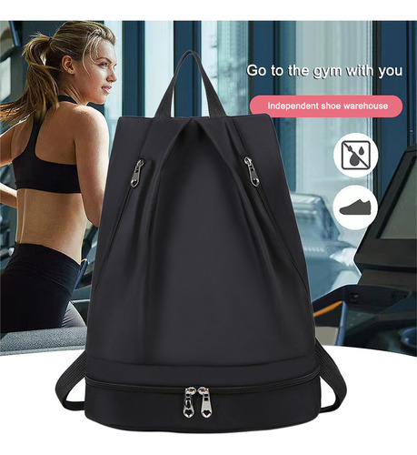 Mochila De Playa Con Compartimento Para Zapatos Con Separaci
