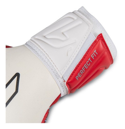 Imagen 4 de 7 de Guantes De Portero Rinat Asimetrik Stellar Semi Adulto Rojo