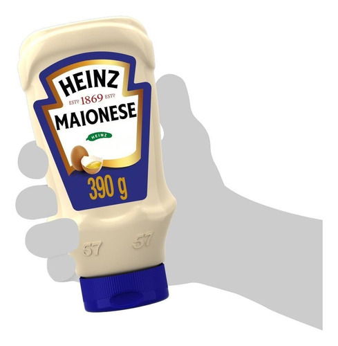 Maionese Heinz 390g - Embalagem Com 16 Unidades
