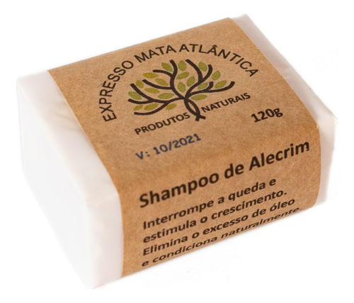  Shampoo Sólido Natural De Alecrim Da Expresso Mata Atlântica