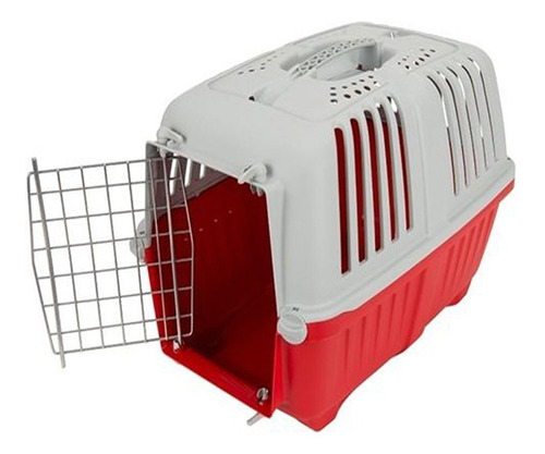 Imagen 3 de 10 de Transportadora Para Mascota Perro Gato Pratiko Metal