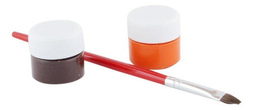 Kit Pinturas Acrílicas Politec 12 Colores 10 Ml C/u Y Pincel
