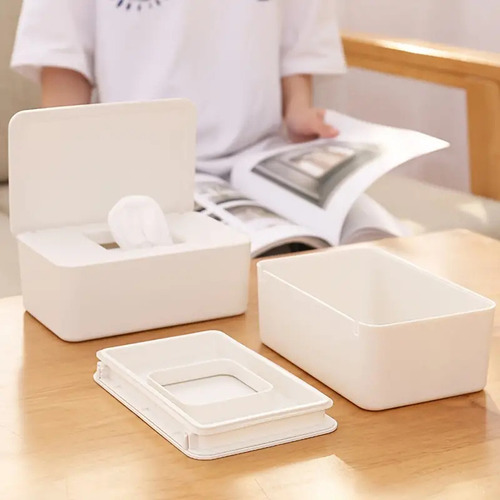 A Soporte For Dispensador De Toallitas Húmedas Con Tapa