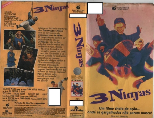 3 Ninjas - Victor Wong - Max Elliott Slade - Dublado - Raro | MercadoLivre