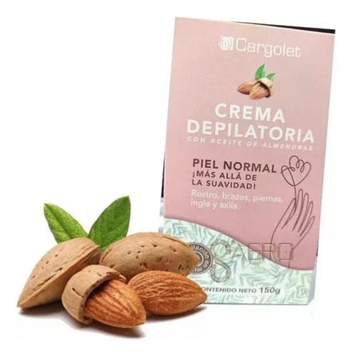 Crema Depilatoria Cargolet 150g Con Esponja Y Aplicador