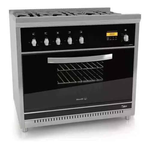 Imagen 2 de 3 de Cocina Morelli Cristal 900 5 Hornallas 18010 !