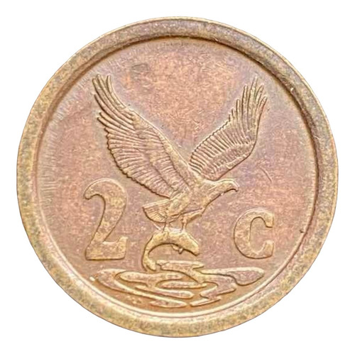 Sudafrica - 2 Cents - Año 1992 - Aguila - Km #133