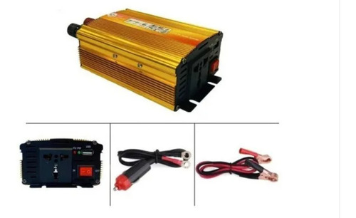 Imagen 2 de 4 de Inversor De Voltaje 500w Dc12v A Ac220v Onda Modificada