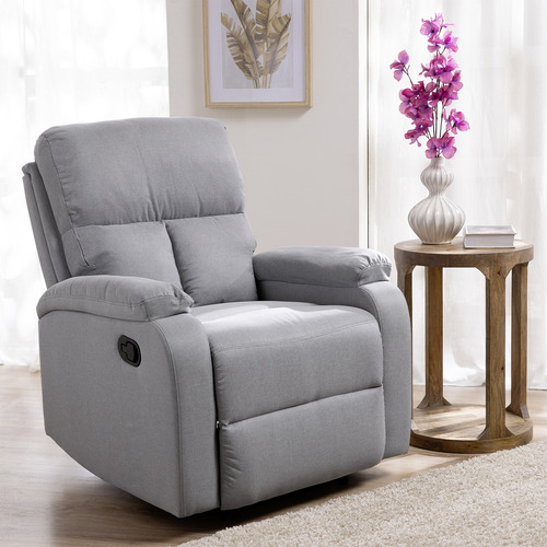 Berger Reclinable Moderno 1 Cuerpo Matheus Gris Vs8070bgr