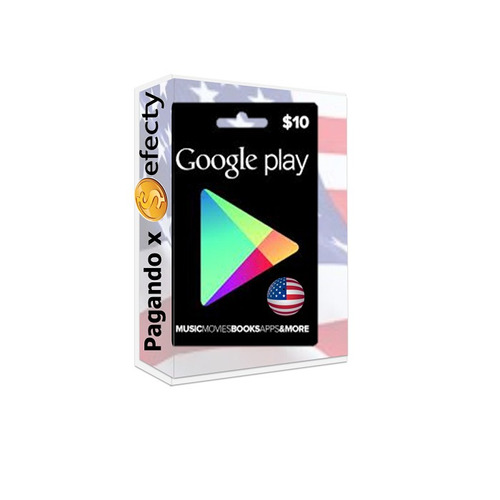 Google Play Store 10 Usd Gift Card Tarjeta Juego Envio Grati