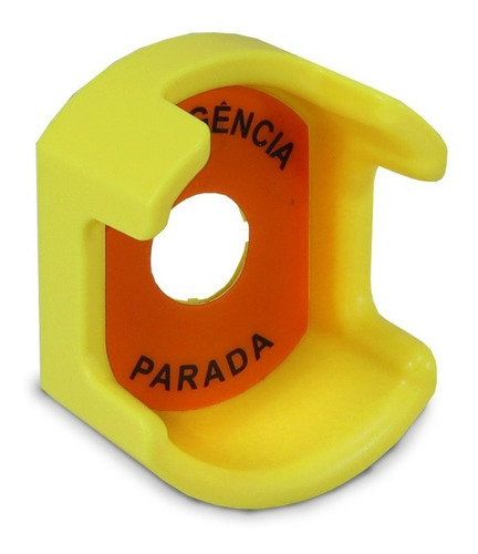 Protetor Guarda Alta Placa Emergência Para Botão 22mm Nr12