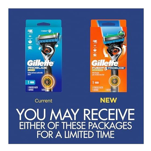 Gillette Proglide Power Afeitado Suave Para Hombres 1 Unidad