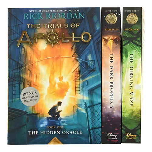 Trials Of Apollo, The 3-book Paperback Boxed Set, De Rick Riordan. Editorial Disney-hyperion, Tapa Blanda En Inglés