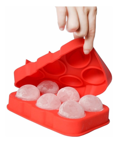 Forma Gelo Redondo Silicone Esfera Bolo Popcake Cozinha Casa