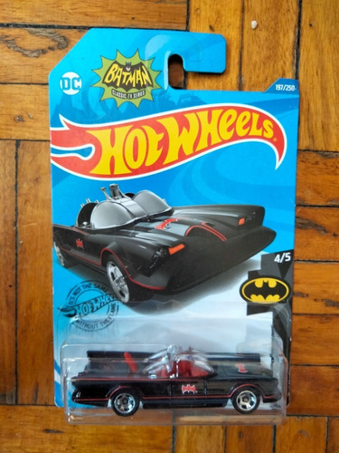 Hot Wheels Batman Tv Series Batimovil 4/5 Rojo 197 Ba3