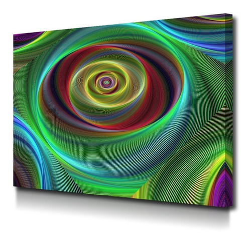 Cuadro Espiral Moderno En Lienzo Decorativo Foto Canvas