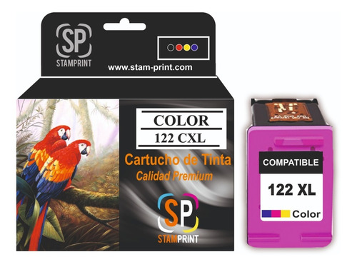 Cartucho Compatible Hp 122 Xl  Color Stamprint