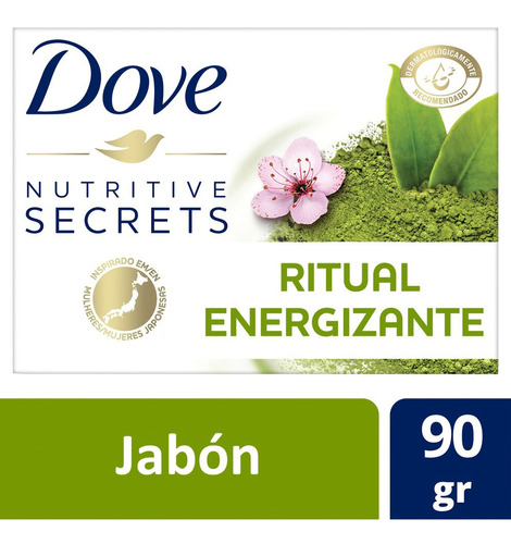 Jabon Dove Ritual Energizante Con Té Verde Matcha Y Flor De 