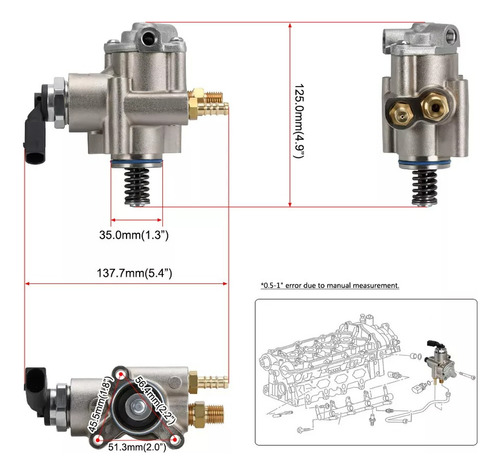 Bomba Alta Presión Vw Jetta 2006 - 2010 #06f127025k