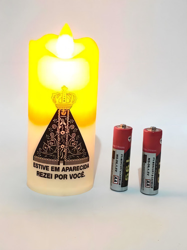 Vela Luz De Led Luminosa Eletrônica Mágica De Aparecida 6