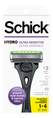 Schick Hydro Slim - Maquinilla De Afeitar Sensible Para Homb