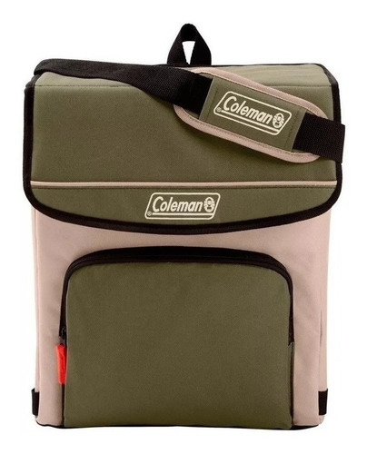 Imagen 1 de 10 de Conservadora Bolso Termico Coleman 34 Latas 32lts 30hs Verde