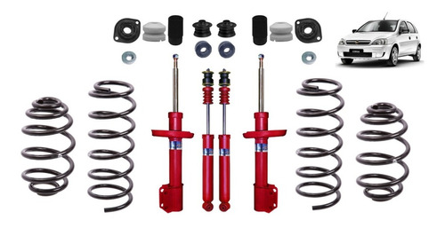 Kit Suspension Corsa Classic 1.4 C/ Espirales Traseros Gnc