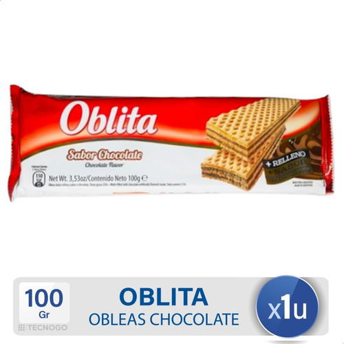 Galletitas Oblea Oblita Chocolate - Mejor Precio