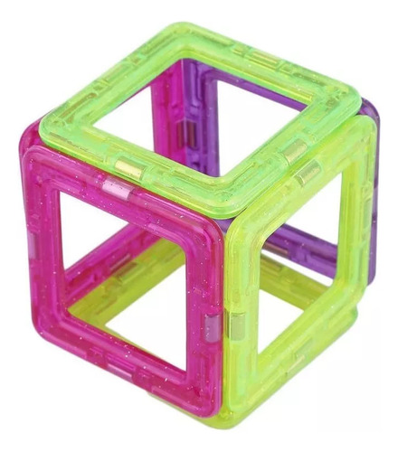 Juego De 100 Bloques De Construcción Magnéticos Para Niños A