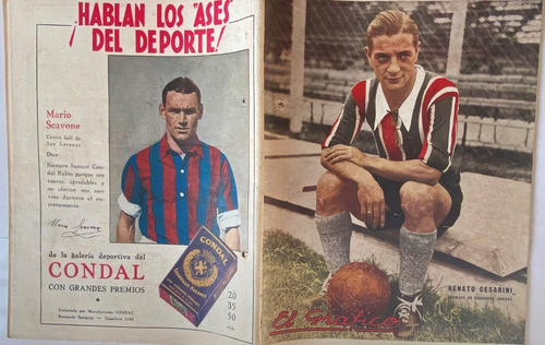 Antigua Revista El Gráfico Nº 874 Fútbol Deportes Abr 1936
