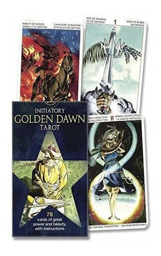 Initiatory Golden Dawn Tarot Deck - Lo Scarabeo, de Lo Scara. Editorial Llewellyn Publications en inglés