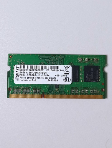 Memória Ram Color Verde  4gb 1x4gb Smart Sh564128fj8nwrnsqr