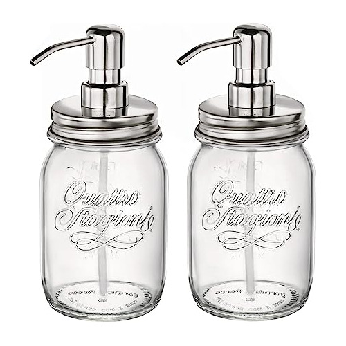 Set De 2 Tarros Mason Quattro Stagioni, 17 Oz. Dispensa...