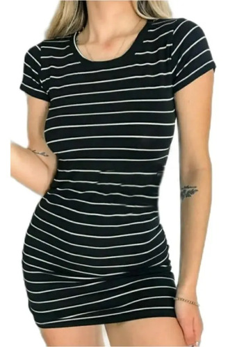 VESTIDO CLASICO MODAL VISCOSA CON BOLSILLOS | Distrito Moda