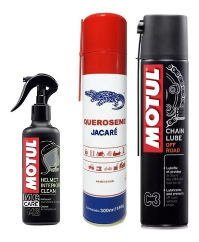 Motul Mc Care C3 + M2 + Querosene Aerossol Spray