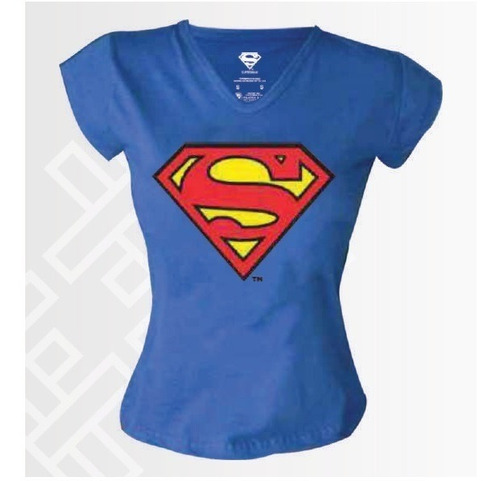 Camiseta De Superman Para Mujer Supergirl