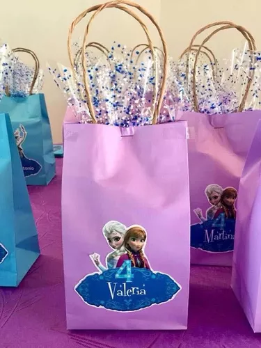 12 Frozen Bolsa Para Sorpresas Infantiles Frozen Personaliza